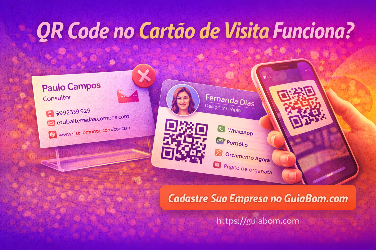 QR Code no Cartão de Visita Funciona?